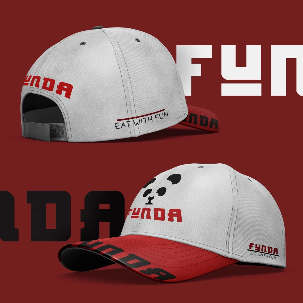 cap mockup With Fynda Business Logo